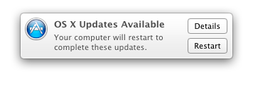 Update Alert Mac OSX